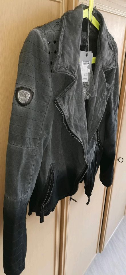 Biker Jacke Maze grau schwarz NEU Gr. S in Nürnberg (Mittelfr)