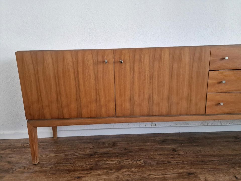 Große Mid Century Sideboard Kommode Schrank vintage retro 50er in Meerbusch