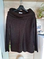 Neuer Tredy Pullover Gr.44,46,48, Wickel,Strick,Bordeaux Glitzer Niedersachsen - Hage Vorschau