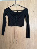 Bauchfrei crop top mit Rüschen Sachsen - Meißen Vorschau