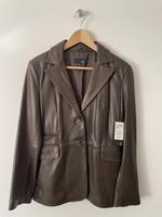VINTAGE LEDER JACKE BLAZER H&M BRAUN Y2K RARITÄT TAILLIERT NEU 40 Bayern - Neumarkt i.d.OPf. Vorschau