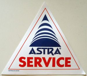 Astra sticker - .de