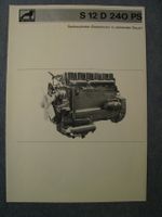 Büssing Original Prospekt – Motor S12D 240 PS von 1969 Niedersachsen - Braunschweig Vorschau