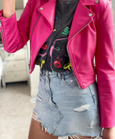 Zara Damen jacke aus kunstleder GR-S Pink neu MIT ETIKETT Bayern - Neufahrn Vorschau