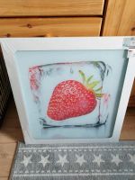 Glasbild Erdbeere Eiswürfel Küche KitchenArt 60x65cm neu OVP Niedersachsen - Radbruch Vorschau