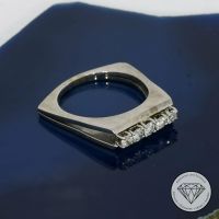 M*155886 | WERT 1.500,- Bauhaus Stahl Ring 0,30 ct Diamanten XXYY Essen - Karnap Vorschau
