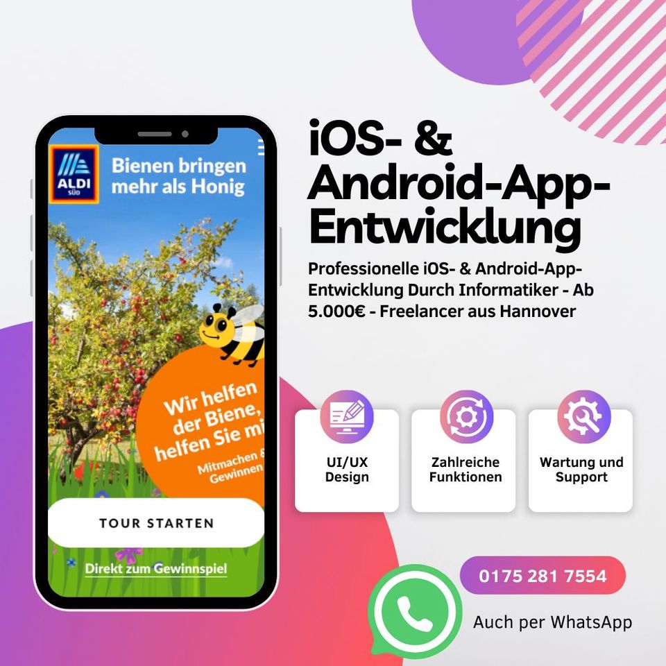 iOS & Android App-Entwicklung | 15+ Jahre Erfahrung | Ab 5K € in Hannover