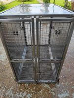 Großer 100% Edelstahl Käfig   Für Transport Hundetransportbox Saarland - Kleinblittersdorf Vorschau