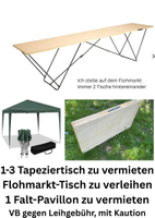 zu vermieten Tapeziertische Faltzelt Pavillon Getränkekühlschrank Bayern - Donaustauf Vorschau