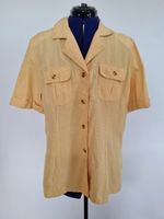 Vintage Hemd Bluse Hemd Senfgelb Minimal 90er 2000er Sachsen - Wiednitz Vorschau