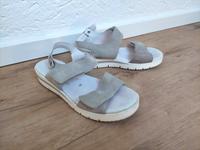 Graue Leder Riemchen Sandalen von Vitaform, Gr. 38 Weite H Bayern - Ergoldsbach Vorschau