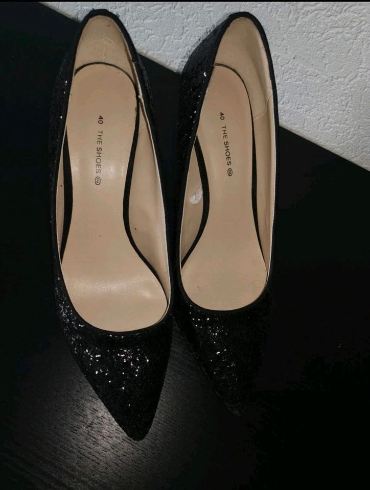 Glitzer High-Heels Pumps, Damenschuhe in Duisburg