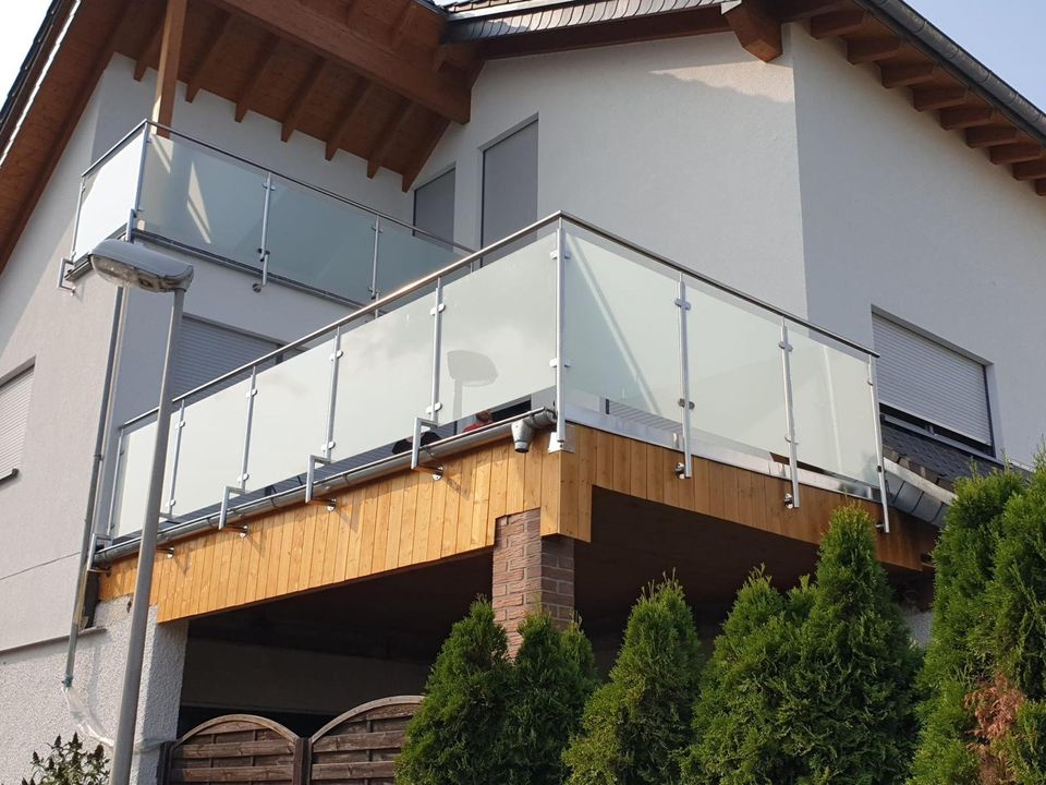 Terrasse aus Stahlkonstruktion, polnische Produktion in Marxzell