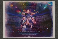 PLAKAT COLDPLAY LIVE BROADCAST FROM BUENOS AIRES 2022 POSTER kino Berlin - Lichtenberg Vorschau