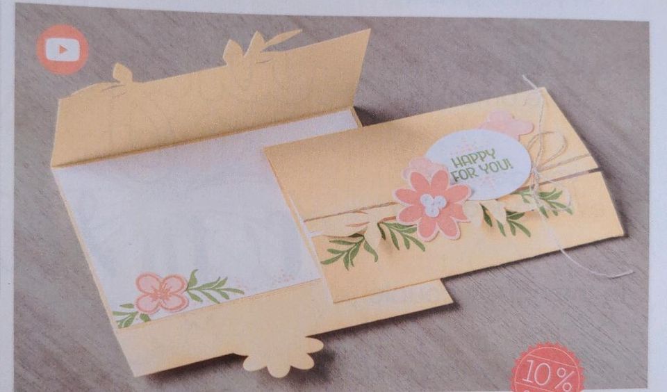 Stampin Up Bouquet Blooms und Stanzformen floraler Fensterfalz in Nordkirchen