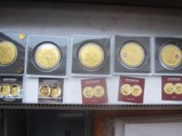 Konvolut aus 5 Goldmünzen 999er gross 40 mm NEU mit Zertifikaten Brandenburg - Kolkwitz Vorschau