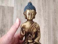 Sitzender Medizin Buddha gold blau Sachsen-Anhalt - Egeln Vorschau
