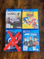 PS4 Spiele Gran turismo 7..Formel 1 2021 Sonic..WRC Essen - Essen-Borbeck Vorschau