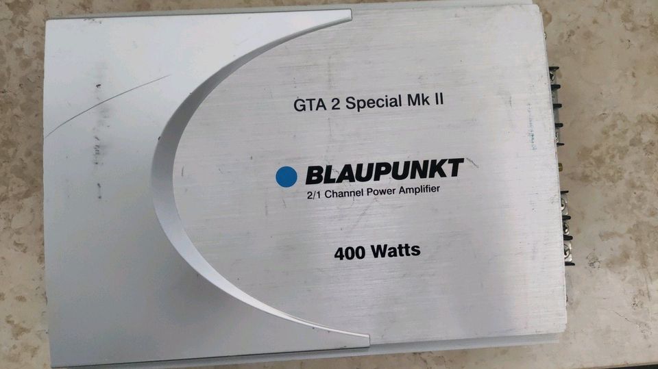 Endstufe Blaupunkt GTA2 special MK II + BA - Funktion ungetestet in Düsseldorf