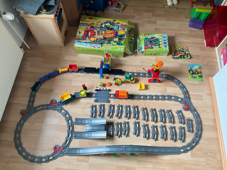 Lego Duplo Eisenbahn Super Set 10508 mit viel Zubehör in Silberstedt
