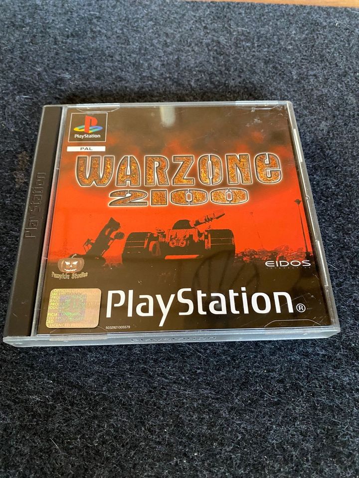 Warzone 2100 für die Playstation 1 PS1 in Nordkirchen