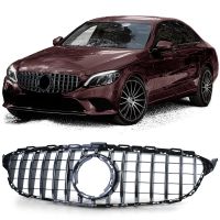 Kühlergrill Schwarz Chrom für Mercedes C Klasse W205 S205 18-21 Hessen - Calden Vorschau