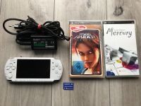 PSP Konsole + Spiele -pearl white-Sony Playstation Portable 3004 Niedersachsen - Calberlah Vorschau