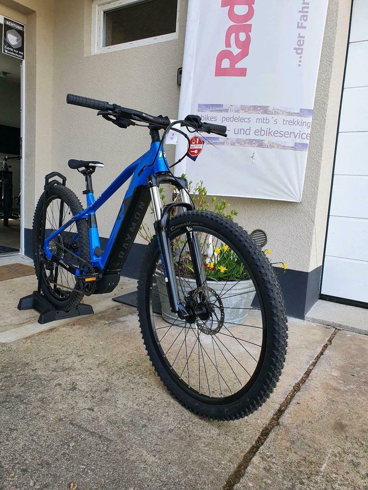 E Bike E MTB Raymon Hardray E6.0 Yamaha PW X2 80Nm 10Gang, blau in Güntersleben