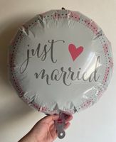 Luftballon „Just married“ Berlin - Rudow Vorschau