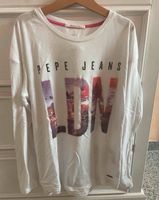 Pepe Jeans London Langarmshirt Shirt weiß rosa Gr. 164 TOP Nordrhein-Westfalen - Olfen Vorschau