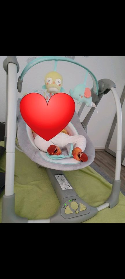 Elek.schaukel/wippe baby in Schönwölkau-Hohenroda