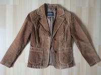 Echtes Wildleder Sakko Blazer Gr. 38 cognac braun Nordrhein-Westfalen - Weilerswist Vorschau