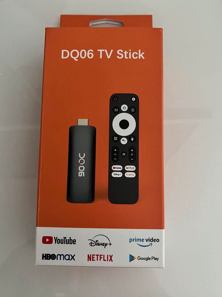DQ06 TV STICK YouTube Netflix Prime Video Google Play Disney in Memmingen