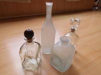 4 x Flasche Glasflasche Glas extravagant viereckig Niedersachsen - Moisburg Vorschau