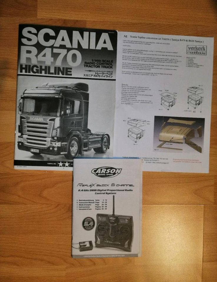 Tamiya Truck Scania R620 Topline 6x4 1.14 RC in Elsterwerda