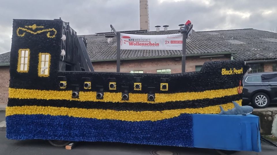 Karnevalswagen "Black Pearl" Piratenschiff zu vermieten 2024 in Wachtberg