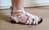 Ledersandalen weiß Bayern - Miesbach Vorschau