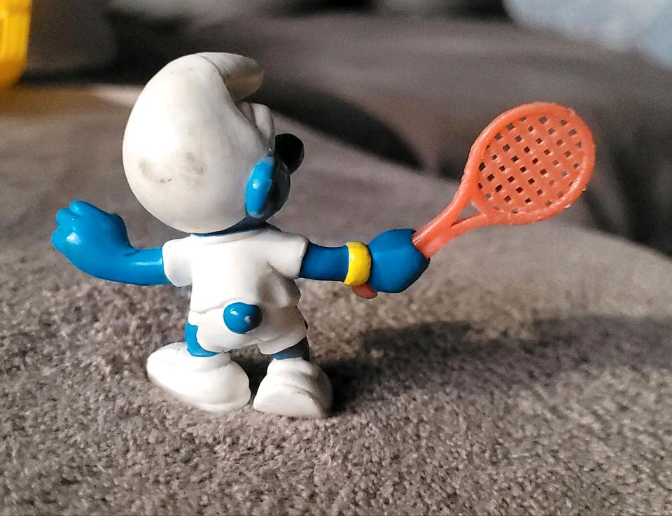 Schlumpf Sammelfigur, Tennisspieler in Herscheid