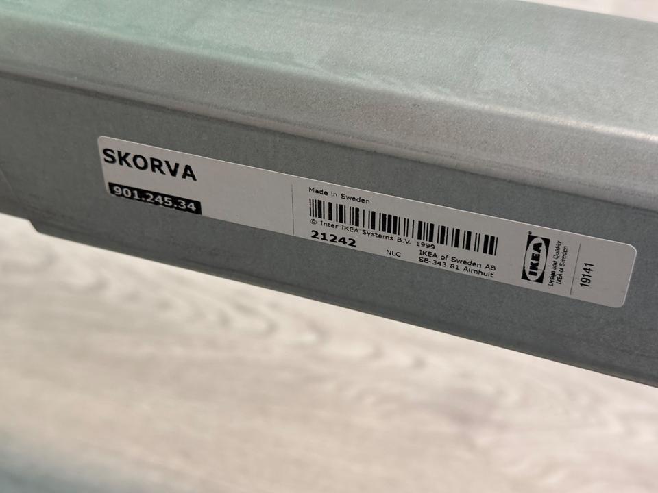 IKEA Metall Bett Leirvik weiß 140 x 200 cm 1,40 x 2,00 Meter in Herne