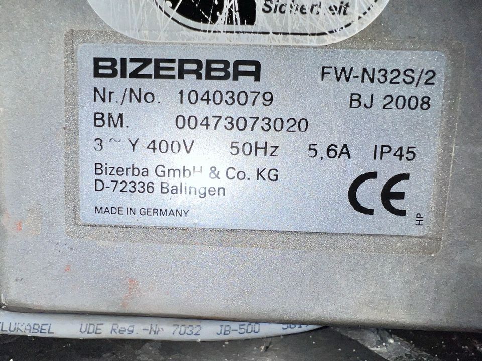 BIZERBA Fleischwolf FW-N32S/2 / Großer Becken/ Wolf/ mit Zubehör in Laatzen