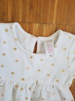 Süßes Sommerkleid  weiß mit goldenen Herzen Baby Club 74 Bayern - Mainbernheim Vorschau