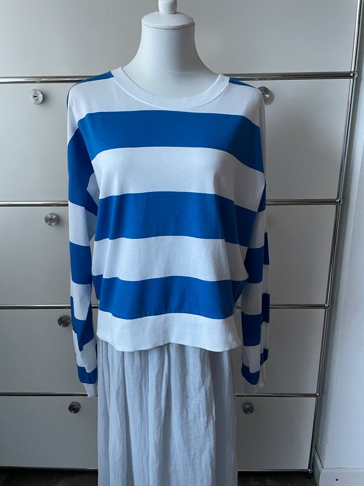 Reserved Shirt Langarmshirt gestreift weiß blau Gr.L in Hannover
