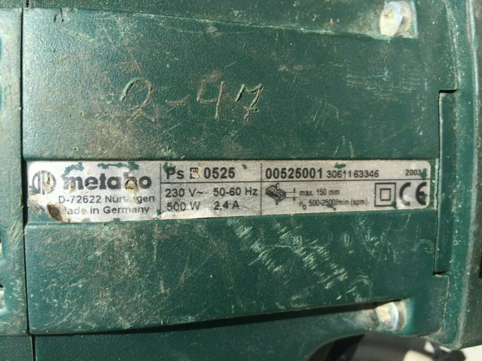 Metabo Fuchsschwanz / Pendelhub PS E 0525 funktion. einwandfrei in Ottobrunn