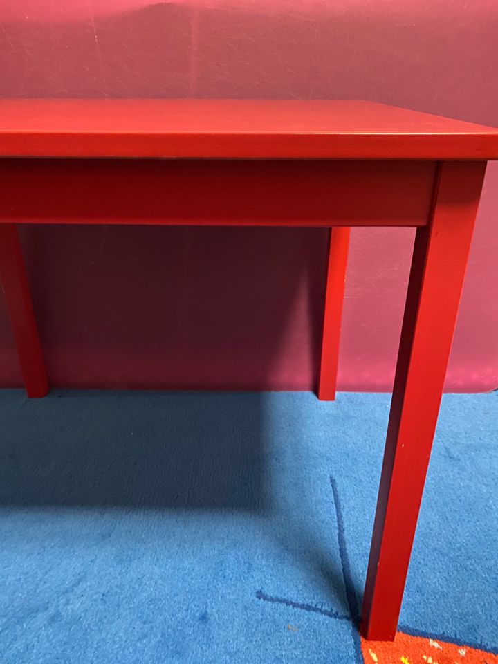 Ikea Kritter Kindertisch Tisch rot Maße ca 60 x 50 cm in Köln