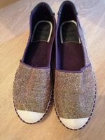 Espadrilles 37 Gold lila Mustang München - Moosach Vorschau