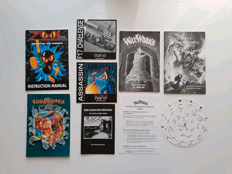 Amiga Spiele Konvolut Sammlung u.a. Elvira, Warzone, Waxworks in Wiesbaden