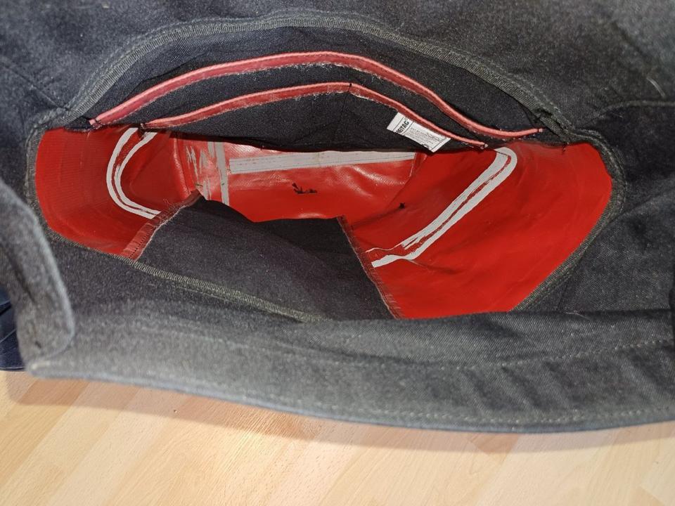 Freitag Rolltop Rucksack Tasche F155 CLAPTON Backpack rot weiß in Darmstadt