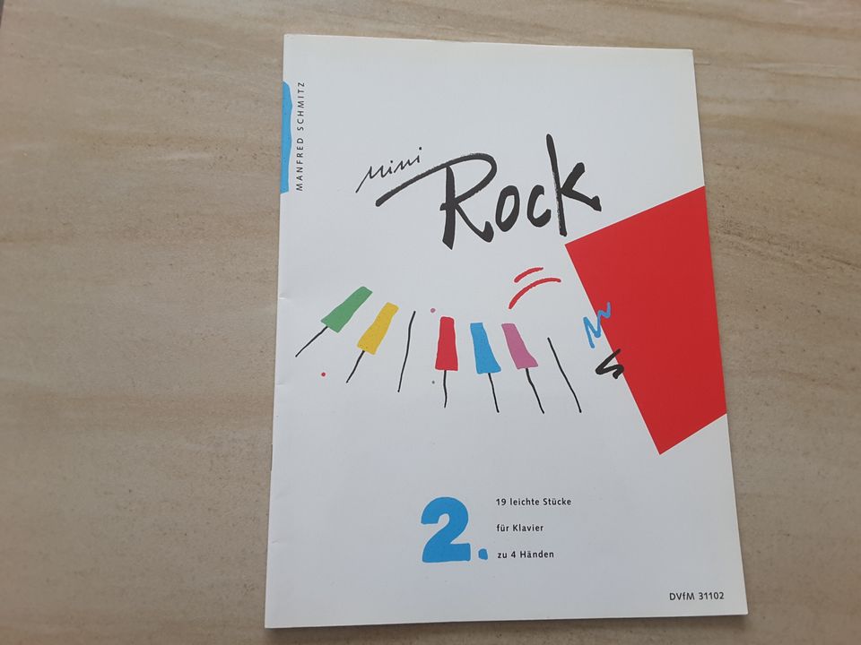 Mini Rock 2 Manfred Schmitz für Klavier zu 4 Händen Klaviernoten in Gießen
