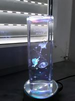 3D GLAS Hologramm Glasquader Zwilling  Farbwechsel  Absolut Neuw. Hessen - Seligenstadt Vorschau