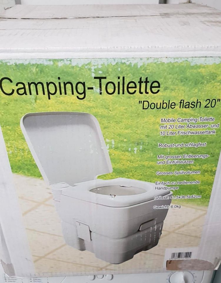 Camping- Toilette „Double Flash 20“ in Nordwestmecklenburg - Landkreis -  Zierow | eBay Kleinanzeigen ist jetzt Kleinanzeigen